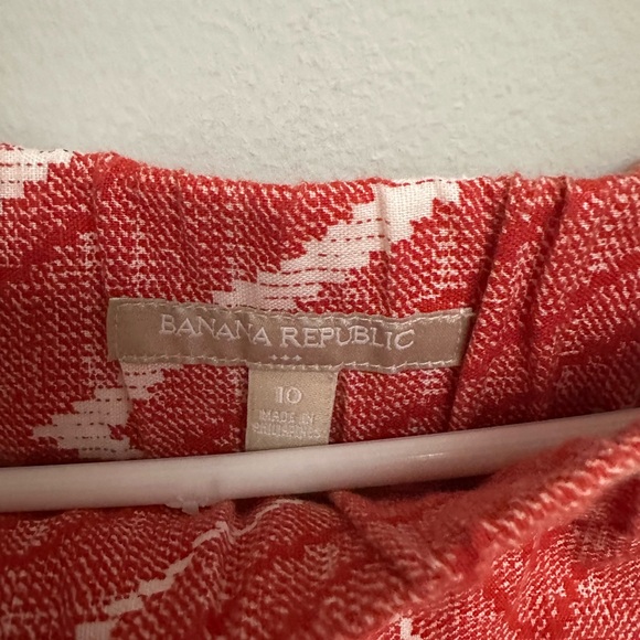 Banana Republic Red Orange Bubble Mini Skirt Cocktail - Picture 2 of 2